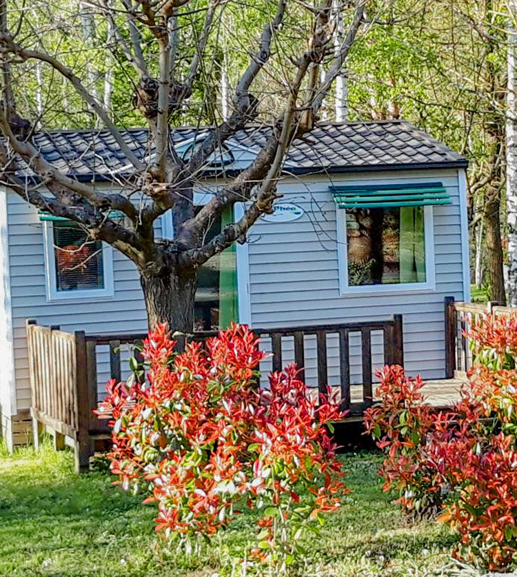 mobil home terrasse