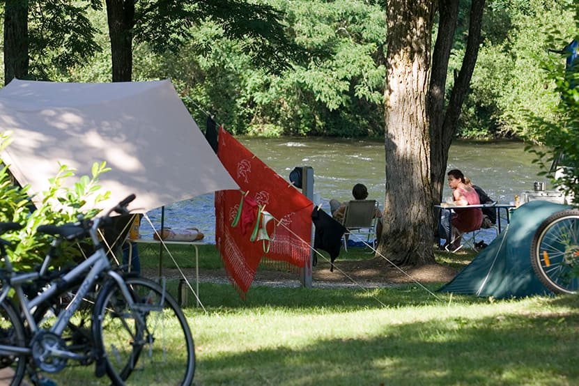 Tent camping in Tarn