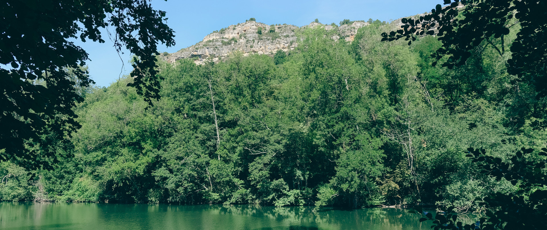 rivière Aveyron et falaises pour un week-end en amoureux proche de Toulouse