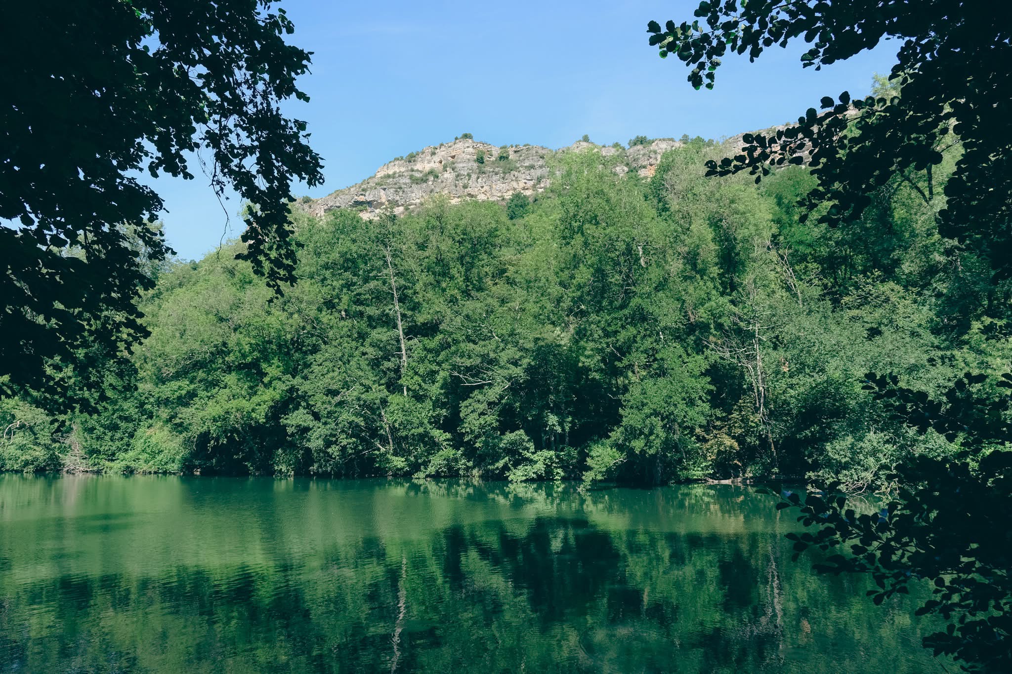 camping aan de rivier aveyron